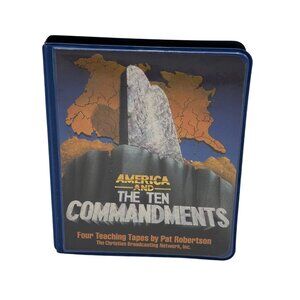Pat Robertson America And The Ten Commandments Cassette Tapes 4-Pack Vtg